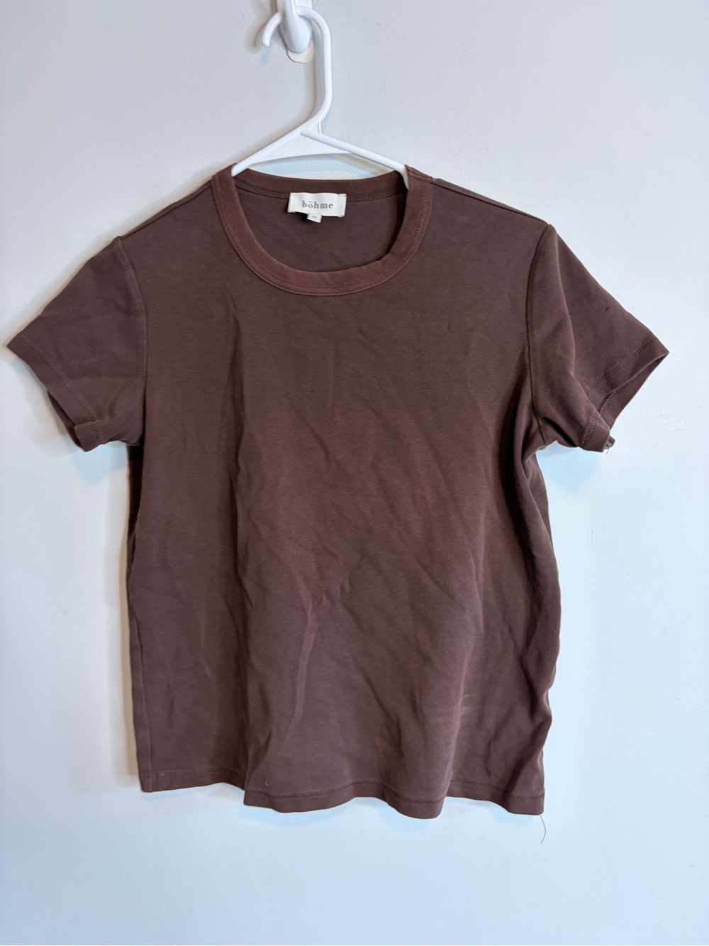 Bohme Brown Crewneck Tee - Short Sleeve Medium